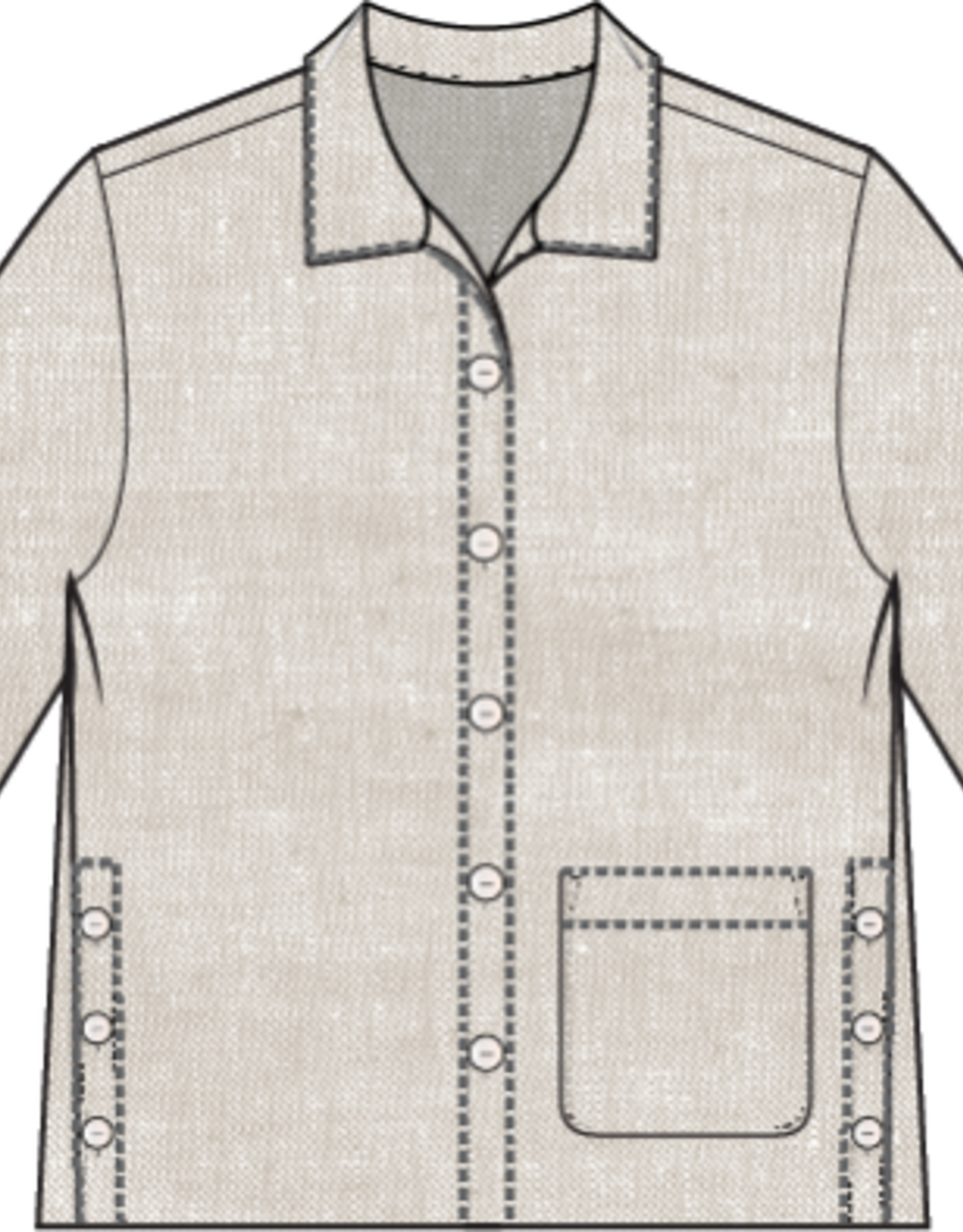 Habitat Clothes to Live In Linen Relax Camp Shirt