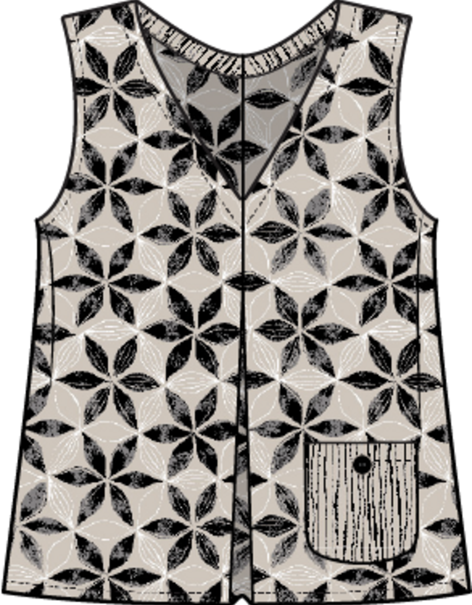 Habitat Clothes to Live In Floral Crinkle Pleat Tank