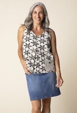 Habitat Clothes to Live In Floral Crinkle Pleat Tank