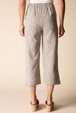 Habitat Clothes to Live In Fine Lines Crinkle Pleat Button Capri