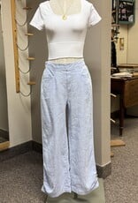 Habitat Clothes to Live In Linen Pleat Button Capri