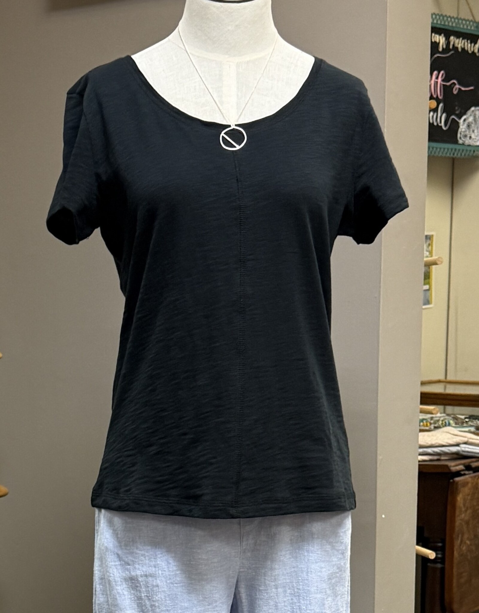 Habitat Clothes to Live In Cotton Coverstitch Tee