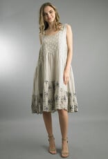 Tempo Paris Polka Floral Tank Dress