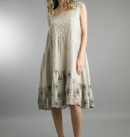 Tempo Paris Polka Floral Tank Dress