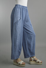 Tempo Paris Linen Barrel Pant