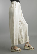 Tempo Paris Floral Hem Linen Pant