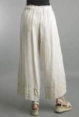 Tempo Paris Floral Hem Linen Pant