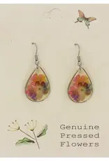 ZAD Cottage Floral Dried Flower Earrings