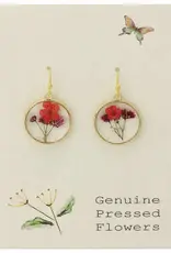 ZAD Cottage Floral Dried Flower Earrings