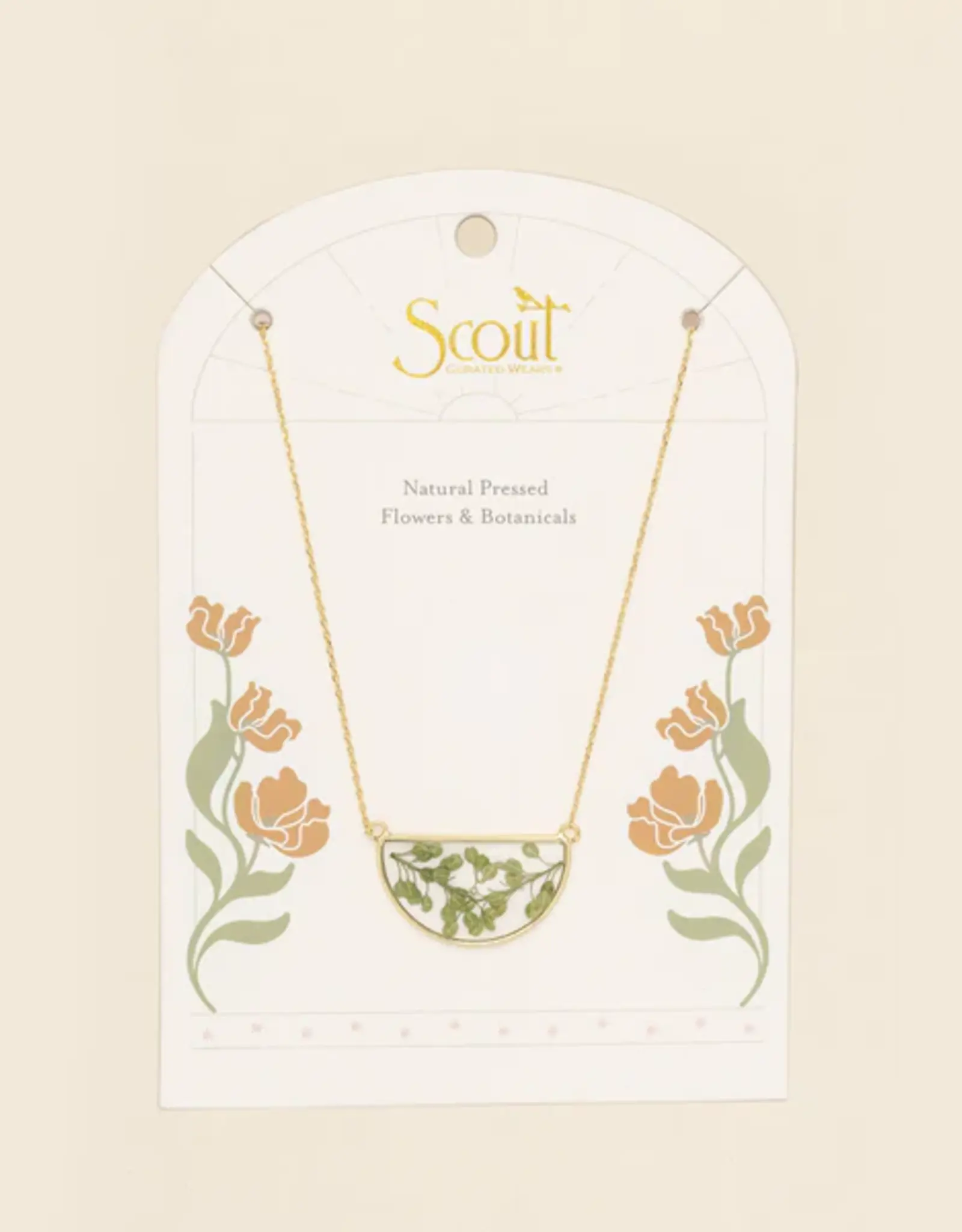 Scout Pressed Flower Necklace