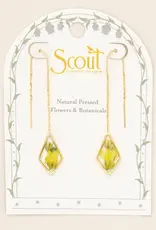 Scout Pressed Flower Threader Earrings