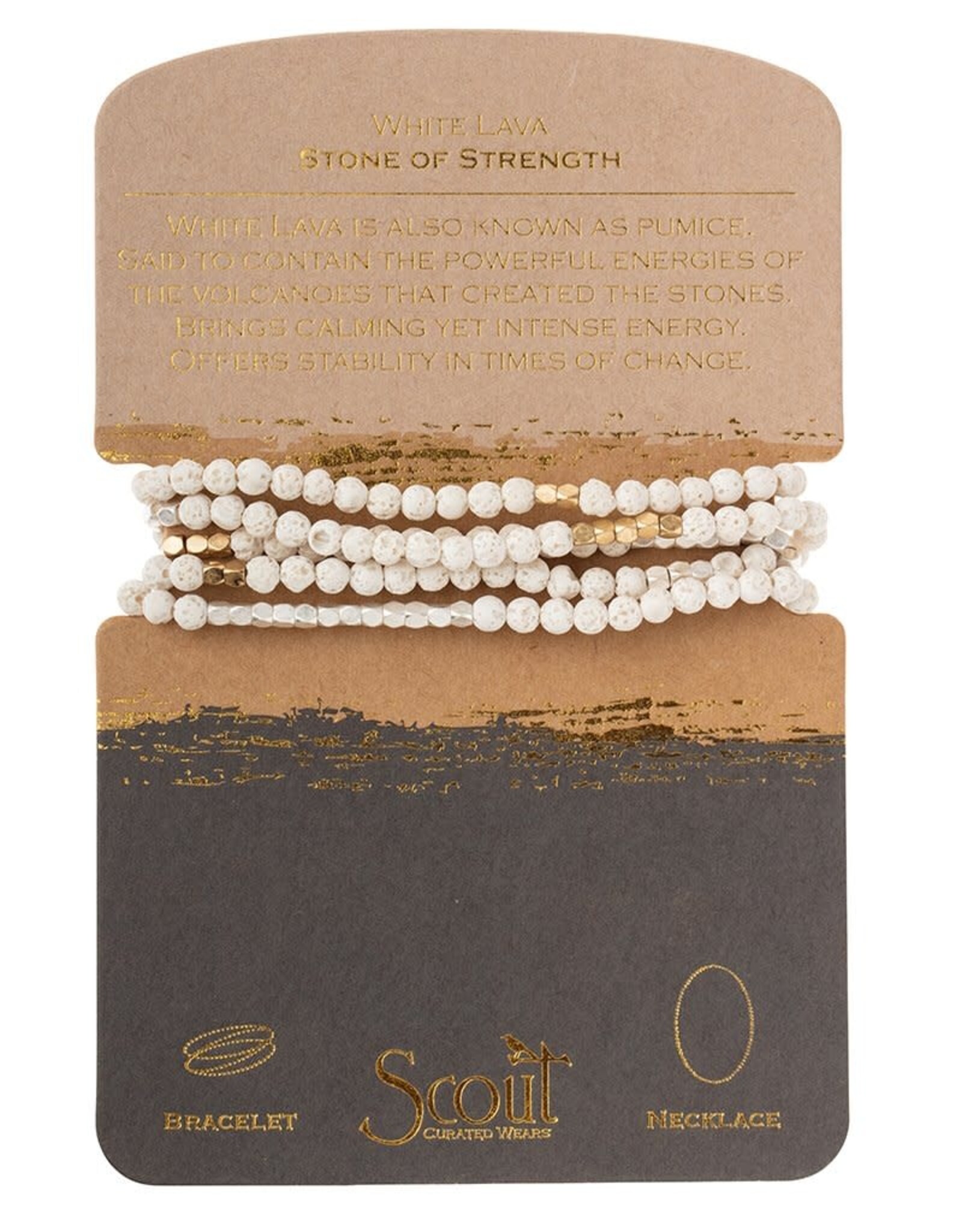 Scout Gem Stone Wrap Bracelet/Necklace