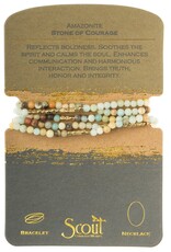 Scout Gem Stone Wrap Bracelet/Necklace