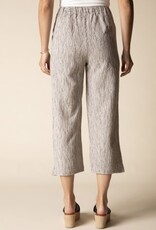 Habitat Clothes to Live In Fine Lines Crinkle Pleat Button Capri