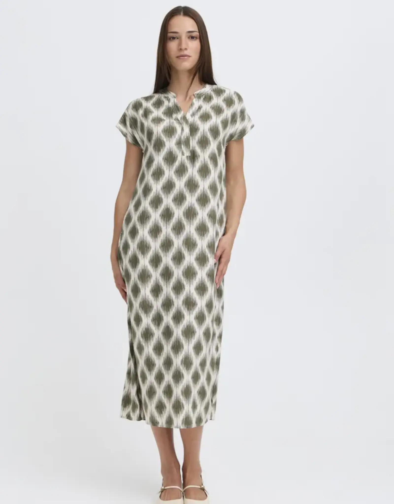 B. Young Cap Sleeve Midi Dress