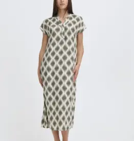 B. Young Cap Sleeve Midi Dress