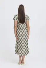 B. Young Cap Sleeve Midi Dress