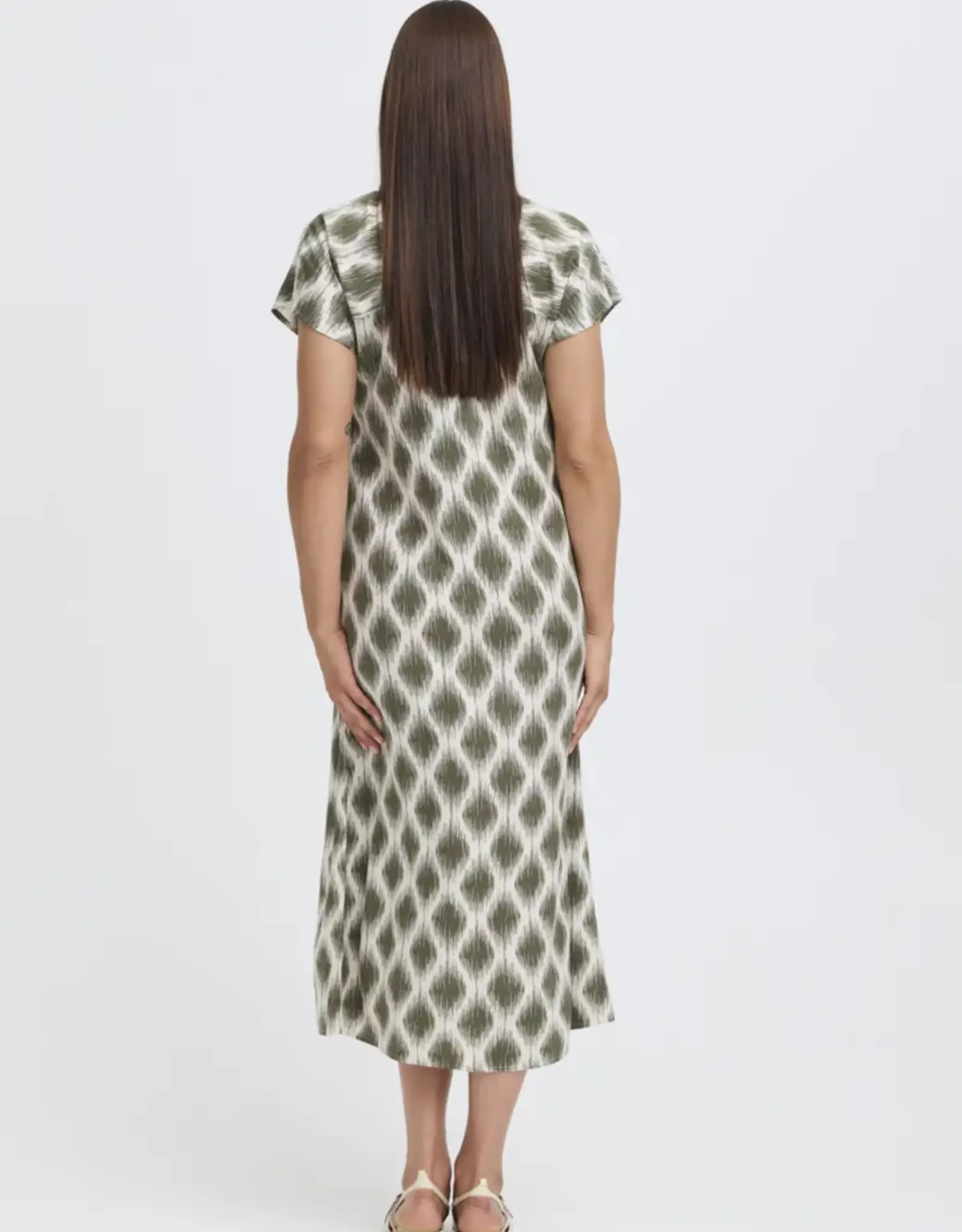B. Young Cap Sleeve Midi Dress