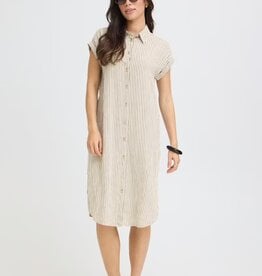 B. Young Collared Stripe Dress