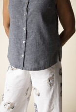 Habitat Clothes to Live In Linen Pleat Back Tank