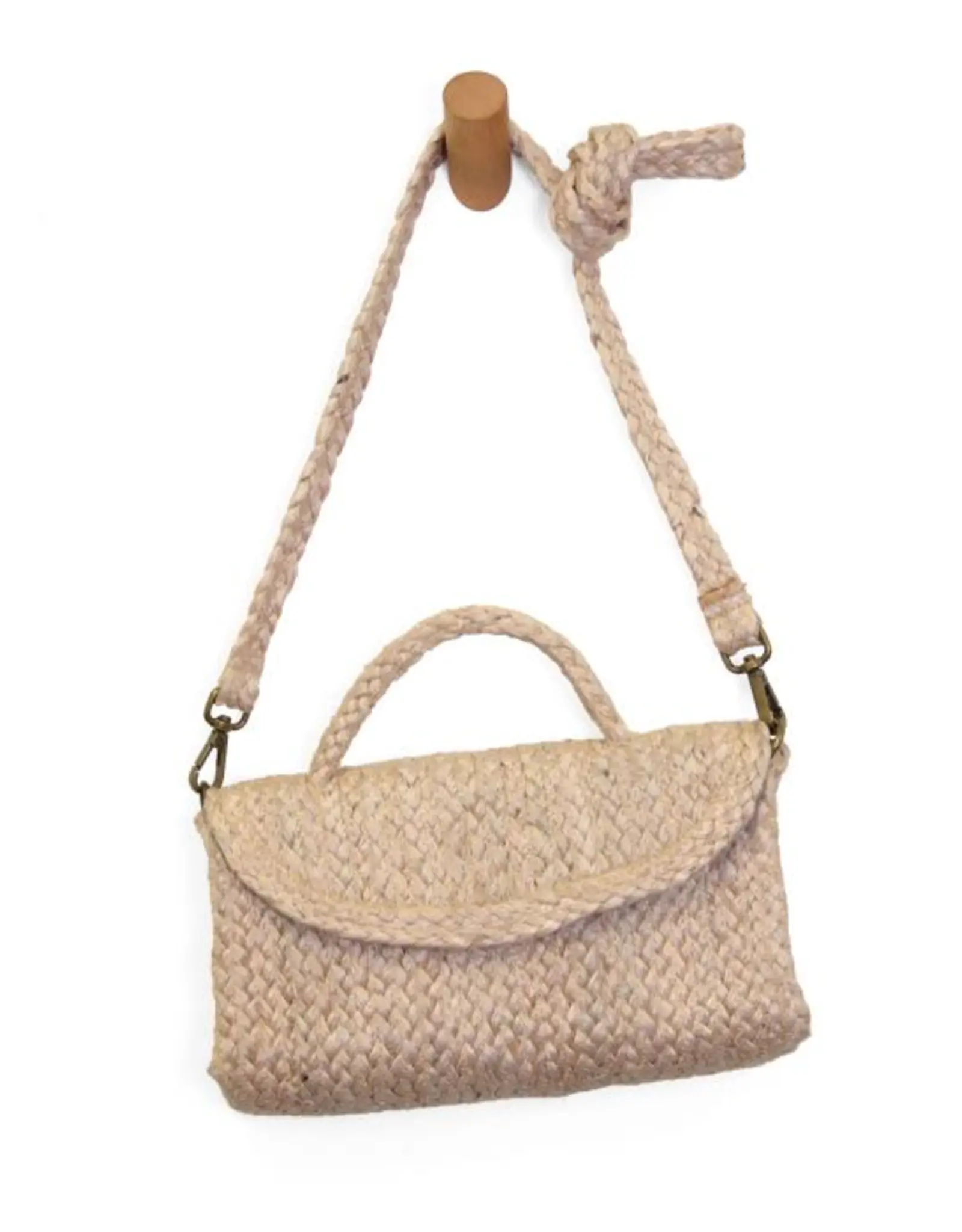 Joy Susan Accessories  Lala Top Handle Jute Crossbody