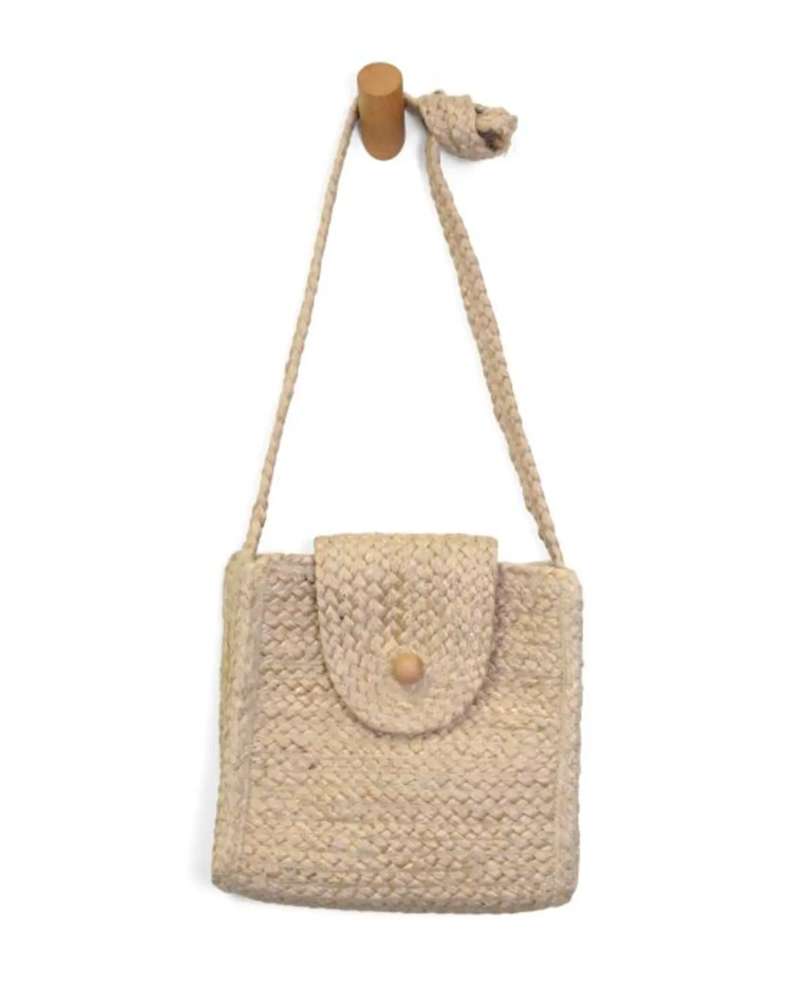 Joy Susan Accessories Betsy Messenger Jute Crossbody