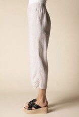 Habitat Clothes to Live In Linen Pleat Button Capri