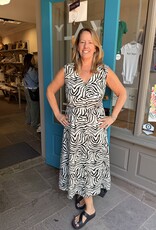 B. Young Striped Falakka Linen Dress