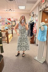 B. Young Striped Falakka Linen Dress