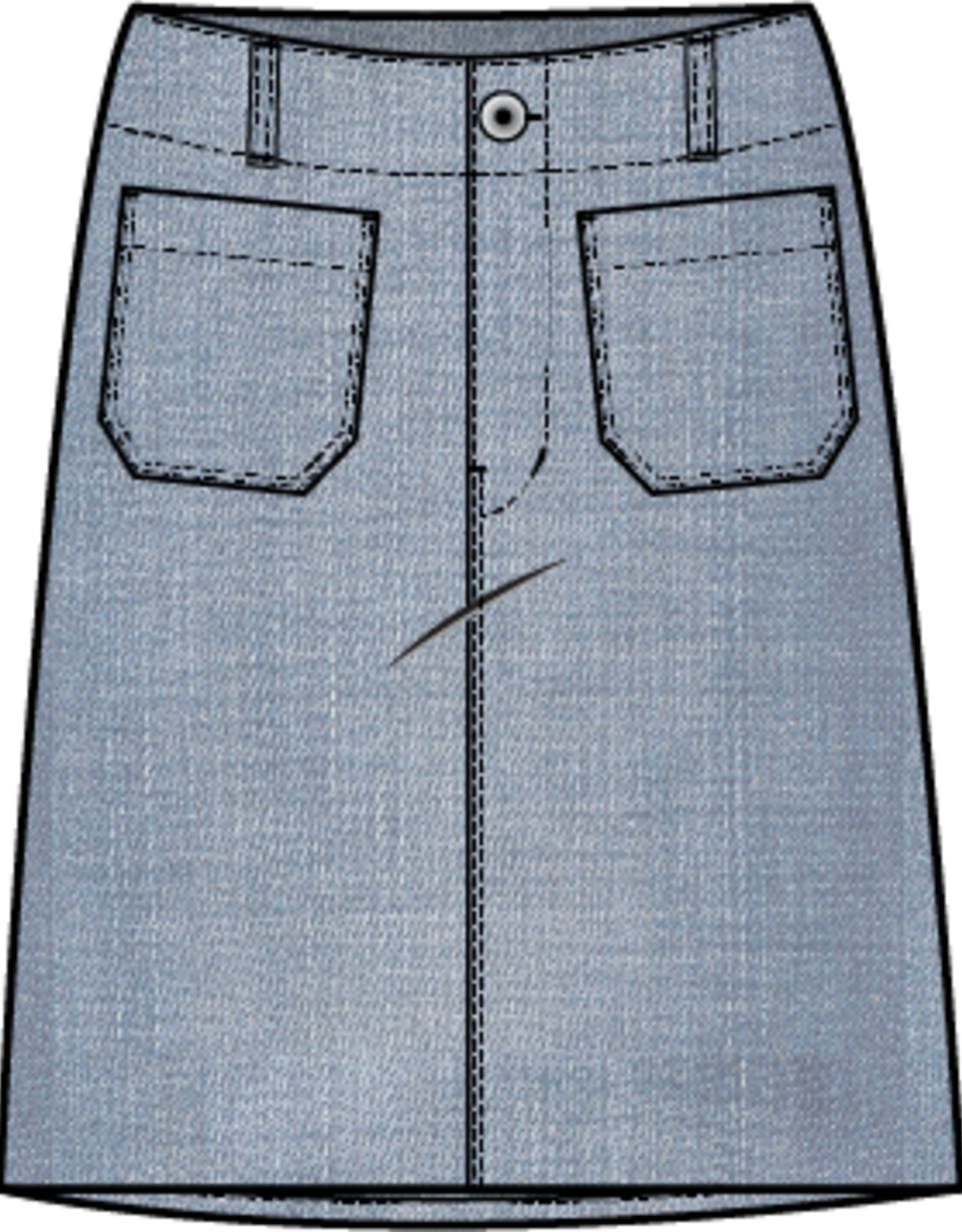Habitat Clothes to Live In Denim Straight Skirt
