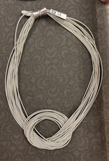 Sea Lily Piano Wire Large Knot Necklace
