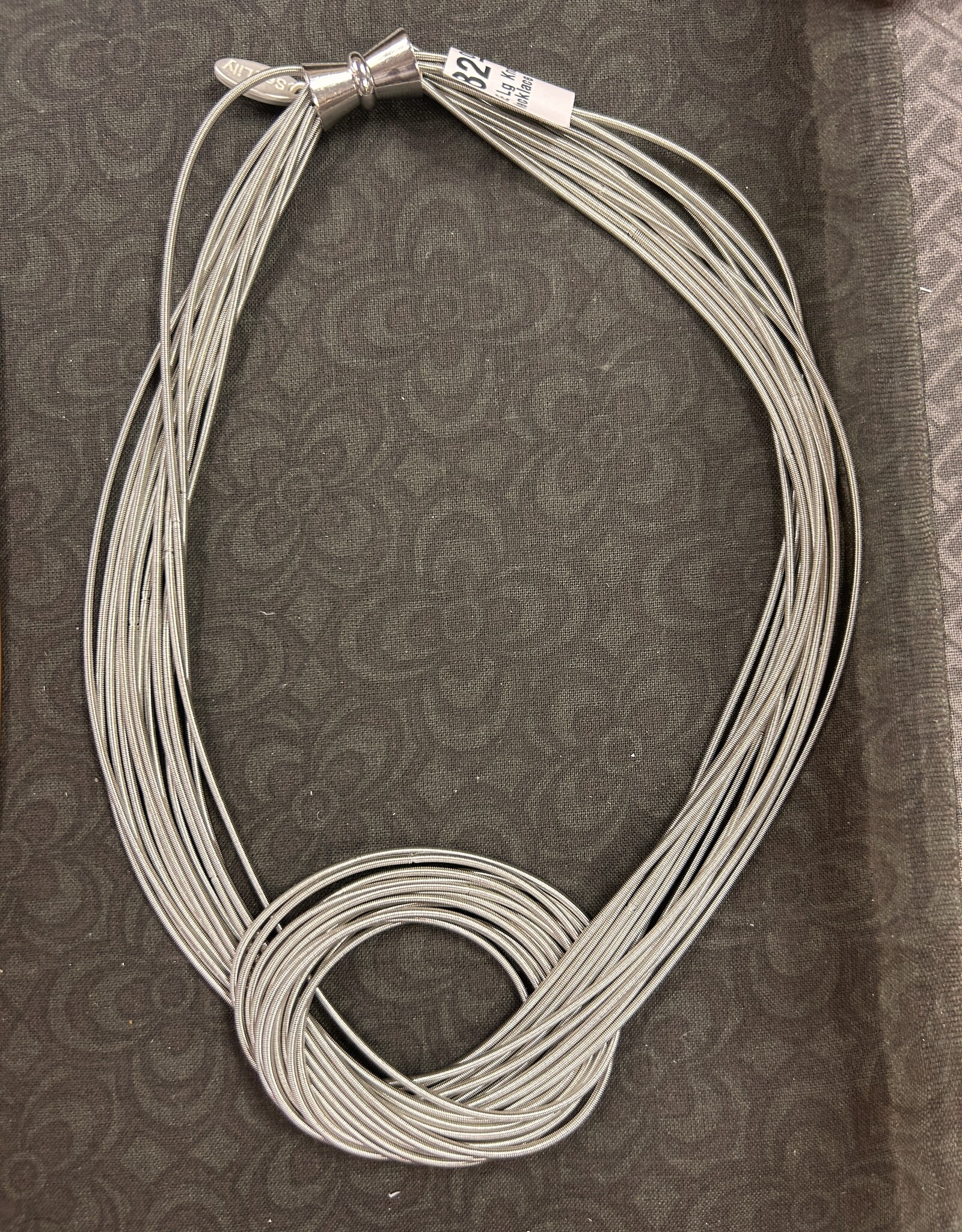 Sea Lily Piano Wire Large Knot Necklace