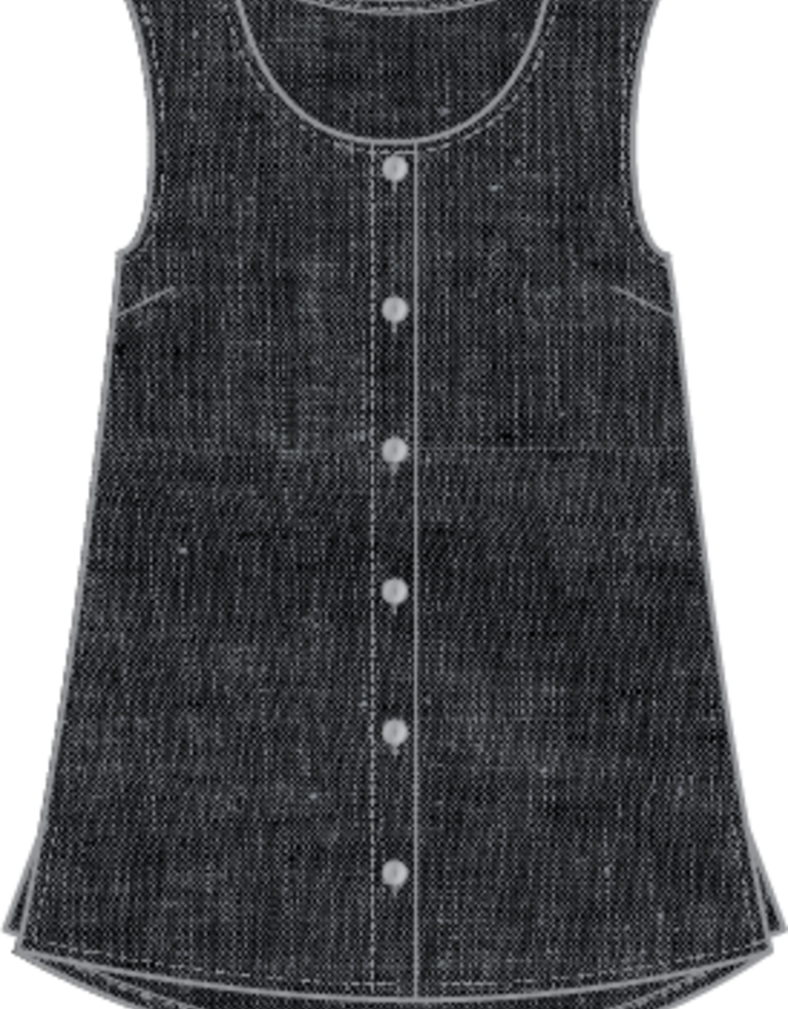 Habitat Clothes to Live In Linen Pleat Back Tank