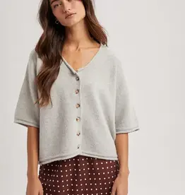 Wishlist Button-Up Soft Knit Cardigan