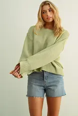 Miou Muse Ballon Sleeve Sweater