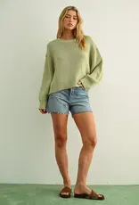 Miou Muse Ballon Sleeve Sweater