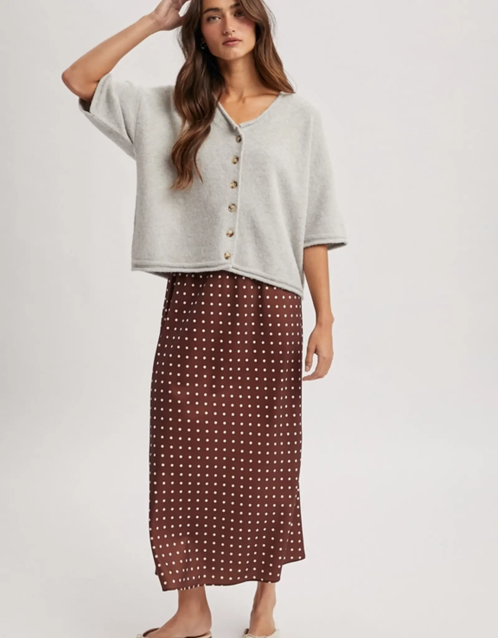 Wishlist Button-Up Soft Knit Cardigan