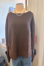Wishlist Wide Cuff Boatneck Sweater