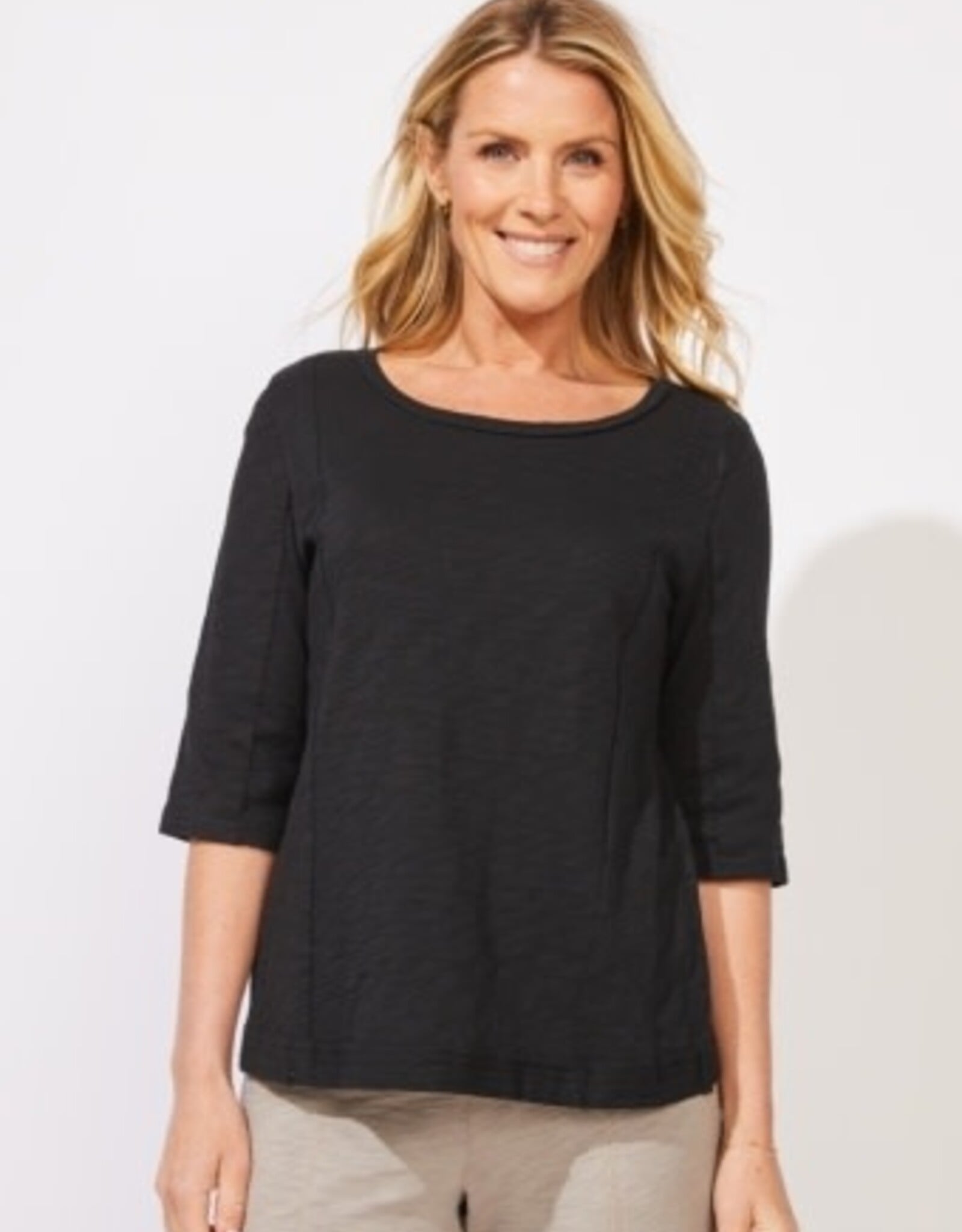 Escape by Habitat Peruvian Cotton Seamed Magic Tee