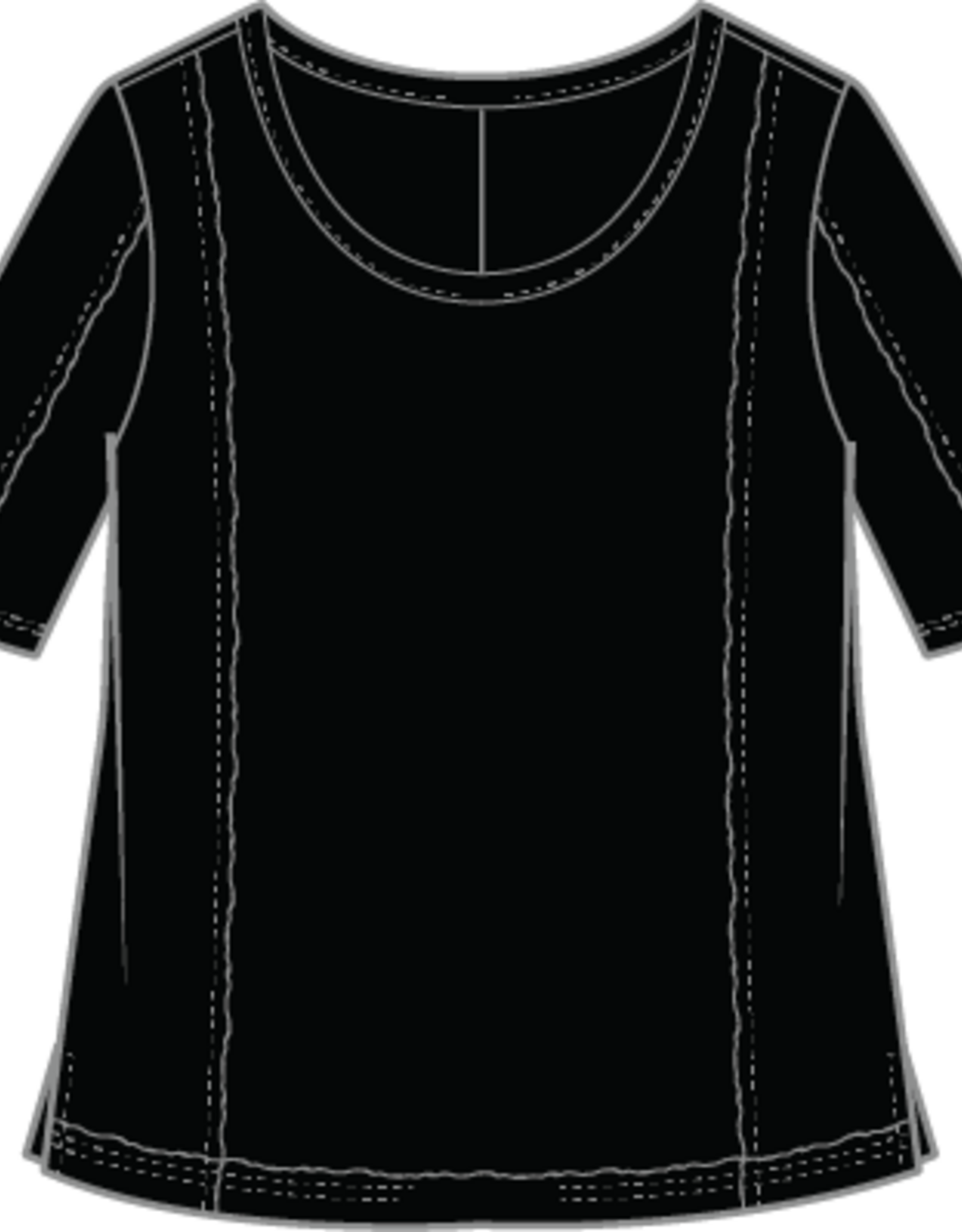 Escape by Habitat Peruvian Cotton Seamed Magic Tee