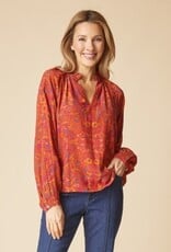 Habitat Clothes to Live In Floral Crepe Blouse