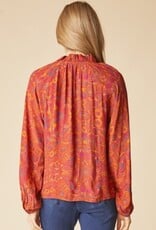 Habitat Clothes to Live In Floral Crepe Blouse