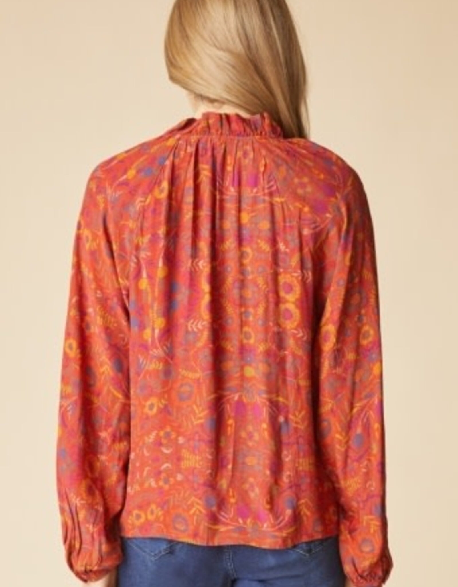 Habitat Clothes to Live In Floral Crepe Blouse