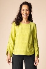 Habitat Clothes to Live In Rayon Jaquard Pleat Top