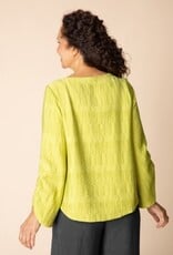 Habitat Clothes to Live In Rayon Jaquard Pleat Top