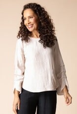 Habitat Clothes to Live In Rayon Jaquard Pleat Top