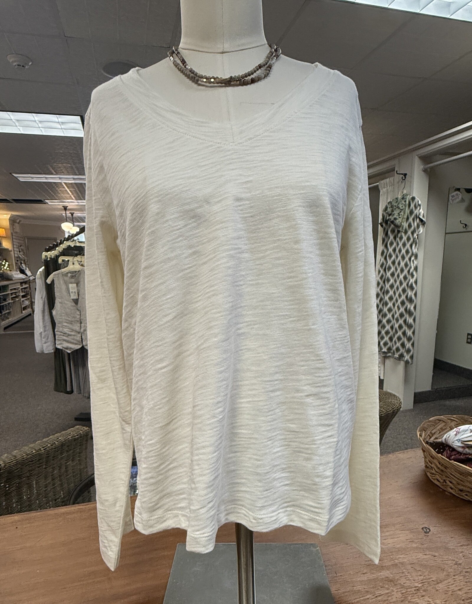Escape by Habitat Peruvian Cotton V-Neck Tee