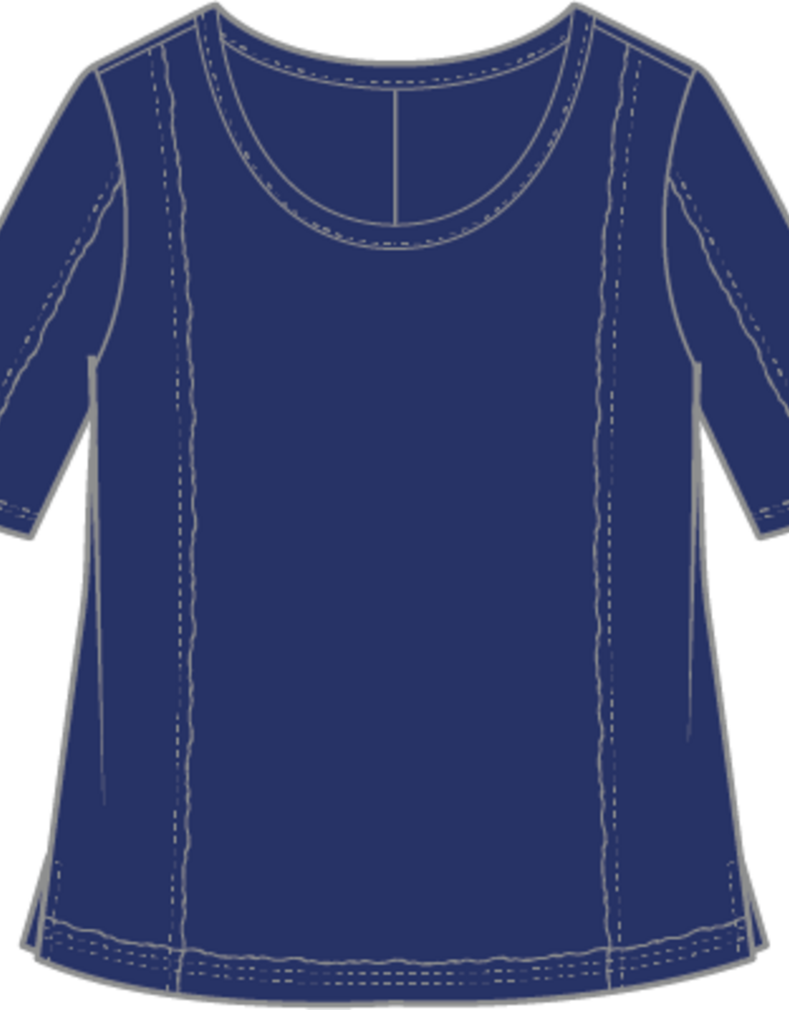 Escape by Habitat Peruvian Cotton Seamed Magic Tee