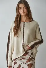 By Together Stitch Detail Sweater