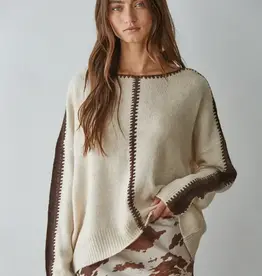 By Together Stitch Detail Sweater